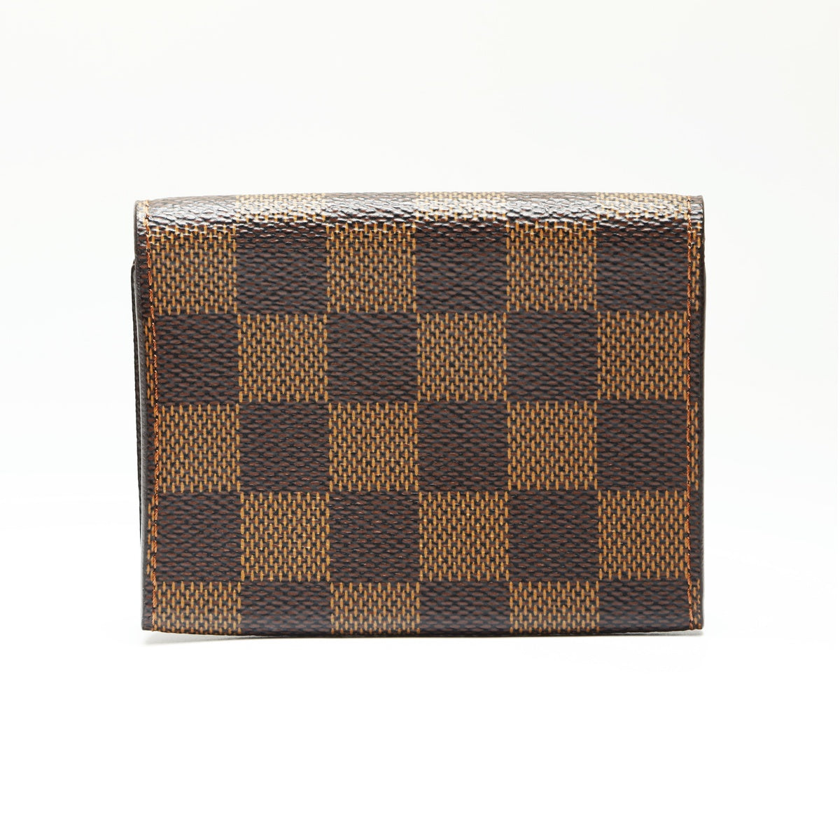 LOUIS VUITTON 2006 Damier Envelope Carte de Visite Card Case Brown
