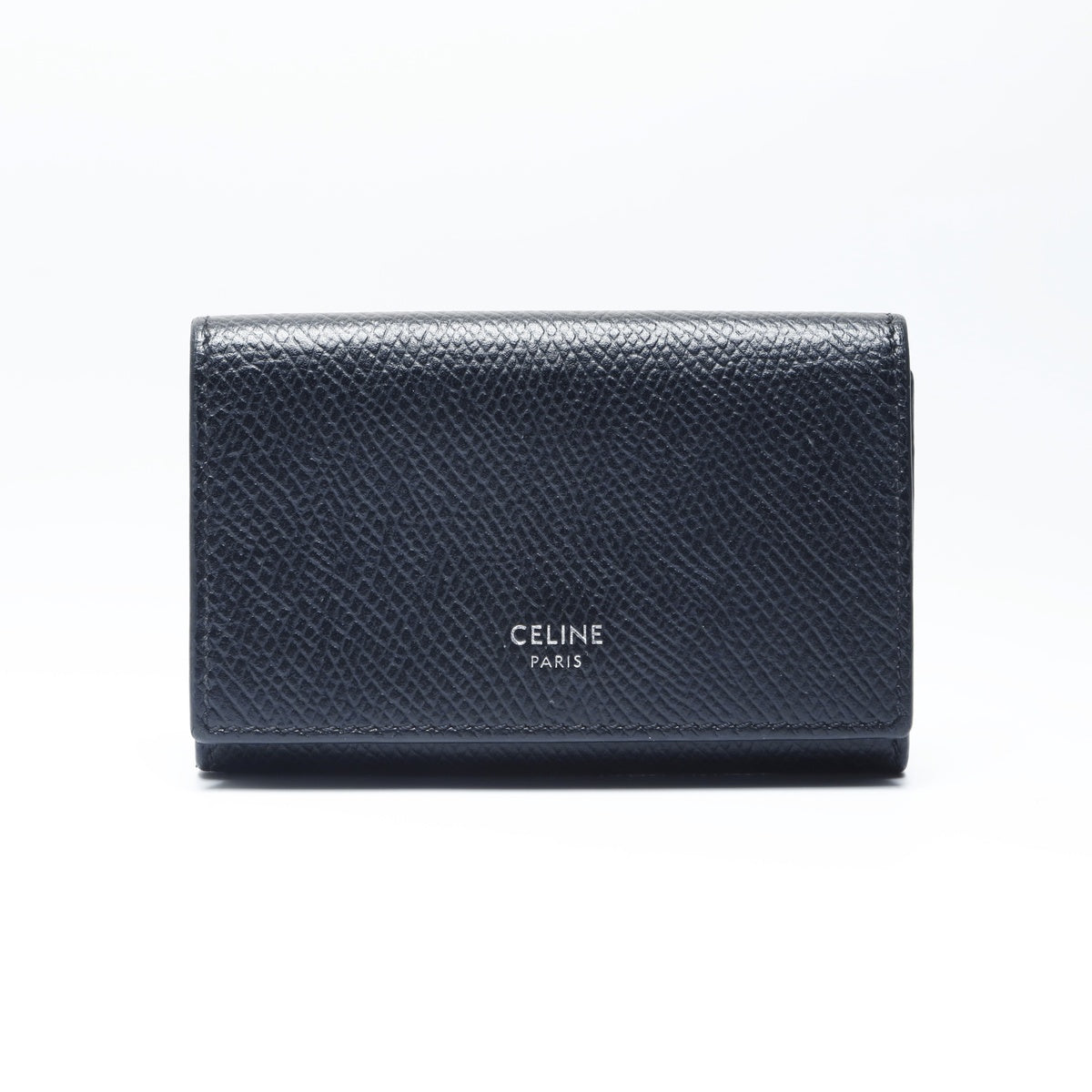 CELINE leather Key holder leather black WS24263 – NUIR VINTAGE