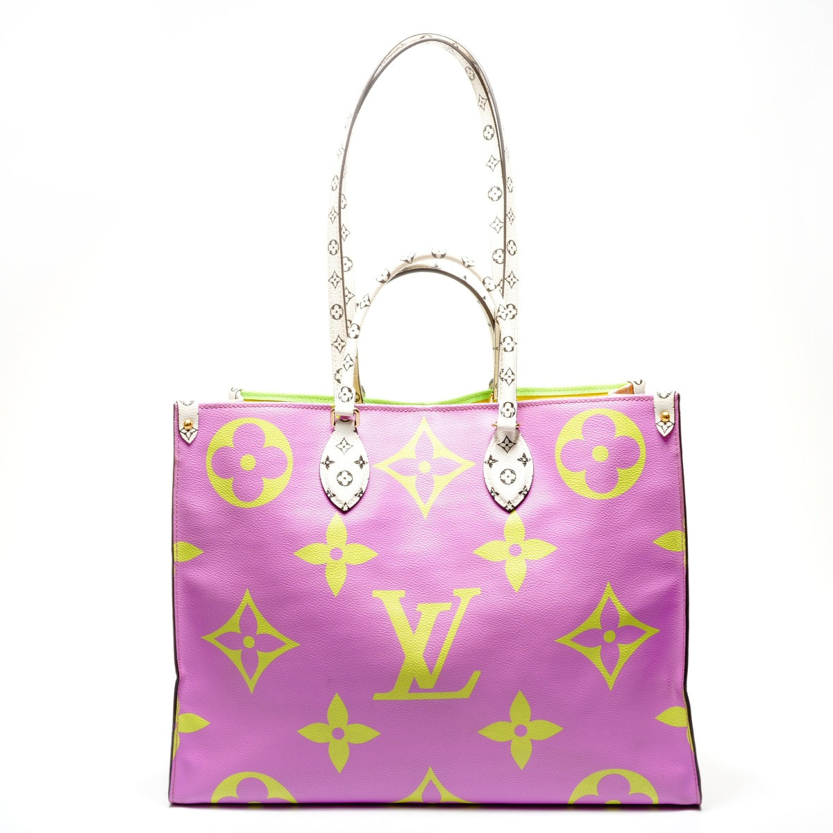 LOUIS VUITTON 2019 Monogram Giant On-the-Go GM Tote Bag multicolor