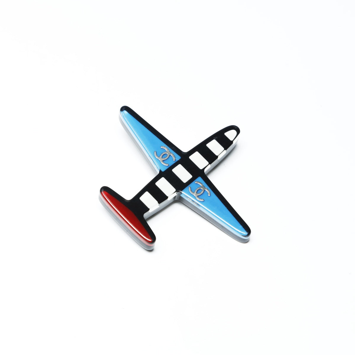 CHANEL Airplane COCO Mark 16S 2016 Brooch black WS25237 – NUIR VINTAGE