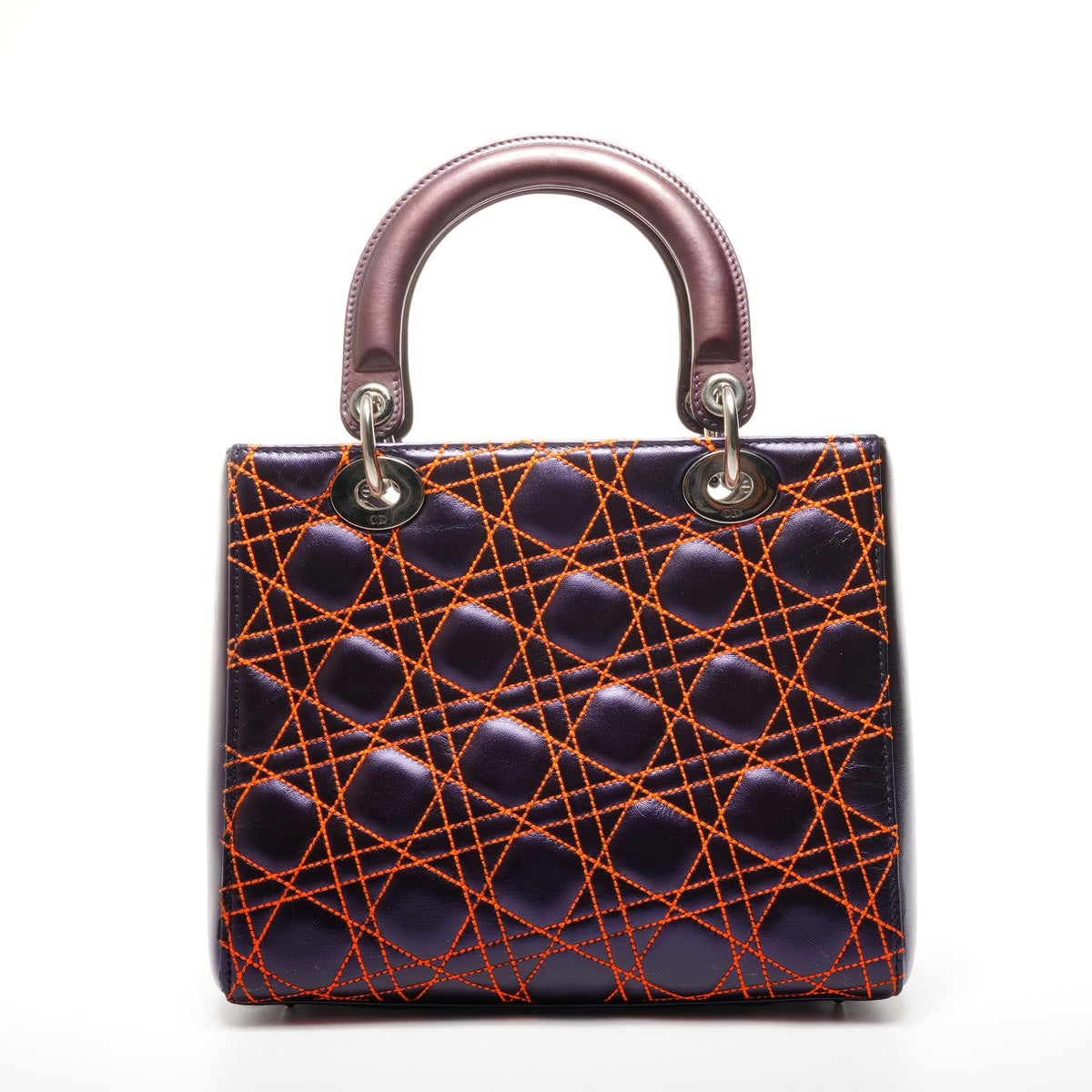 Christian Dior Lady Dior Cannage Medium Anselm Lyle 2-way Handbag