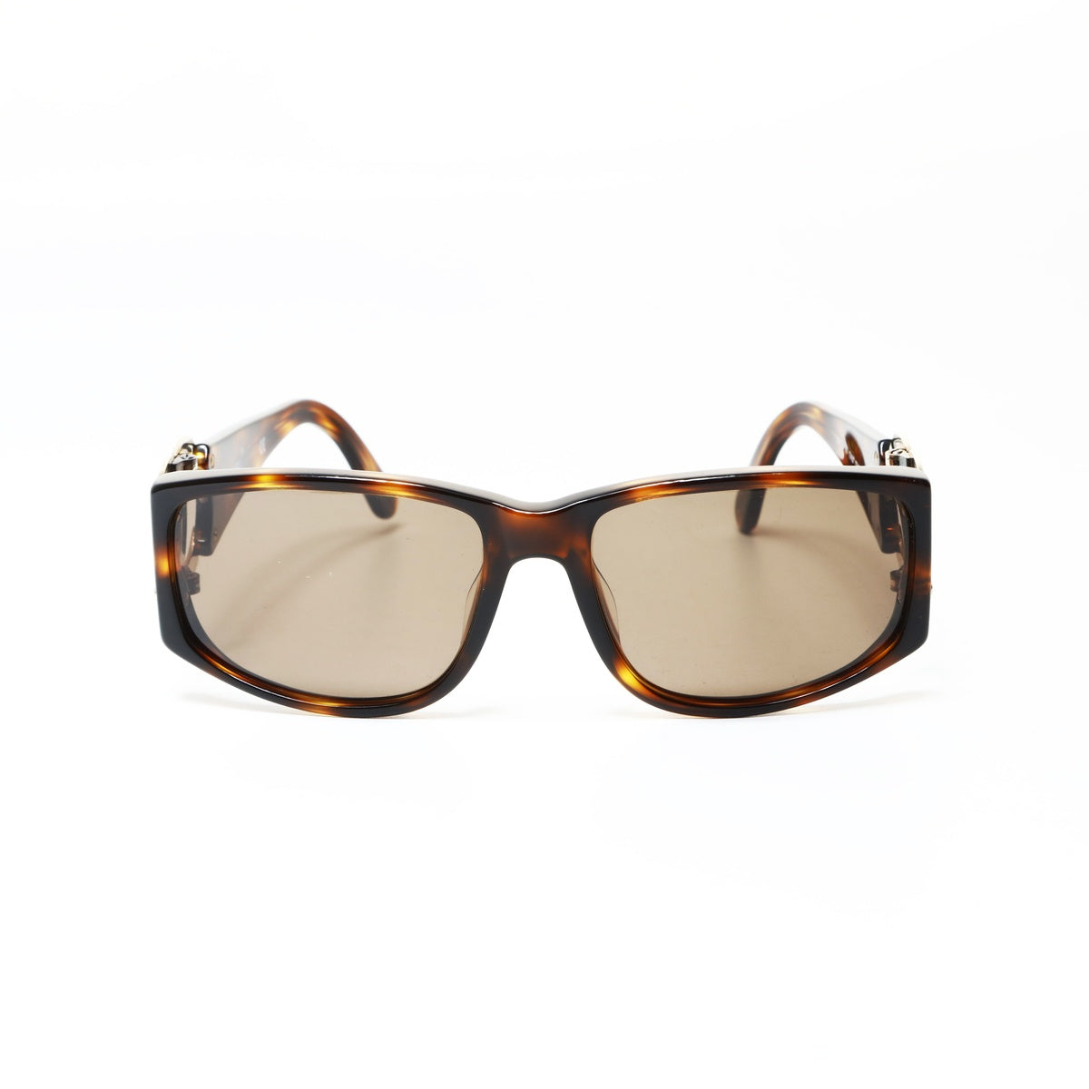 CHANEL Logo COCO Mark sunglasses Brown WS25495 – NUIR VINTAGE