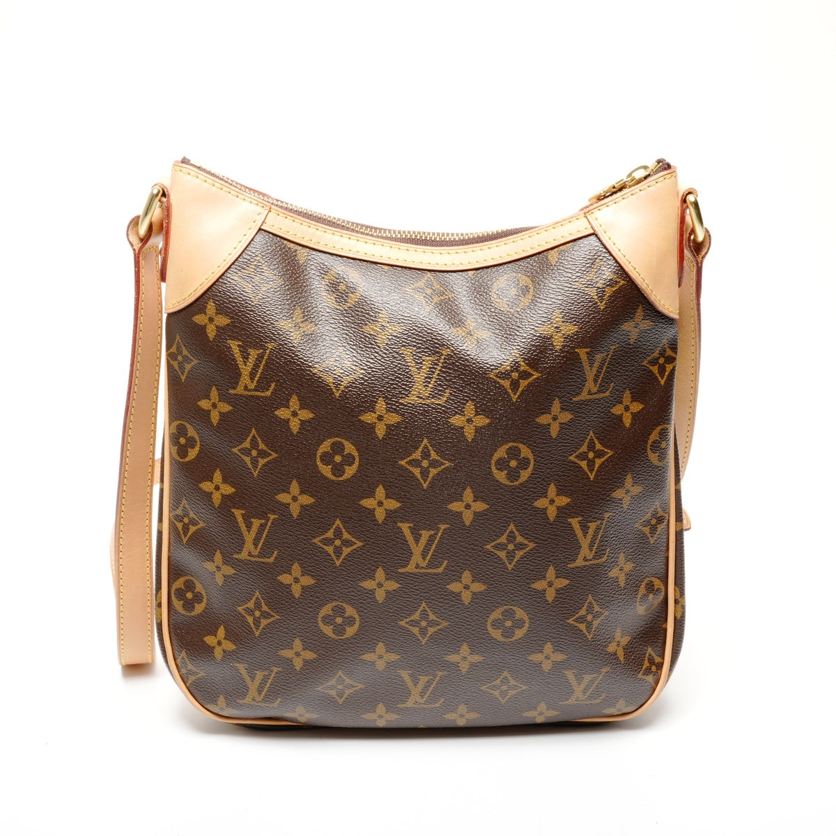 LOUIS VUITTON 2012 Odeon PM Monogram Shoulder Bag Brown WS25566