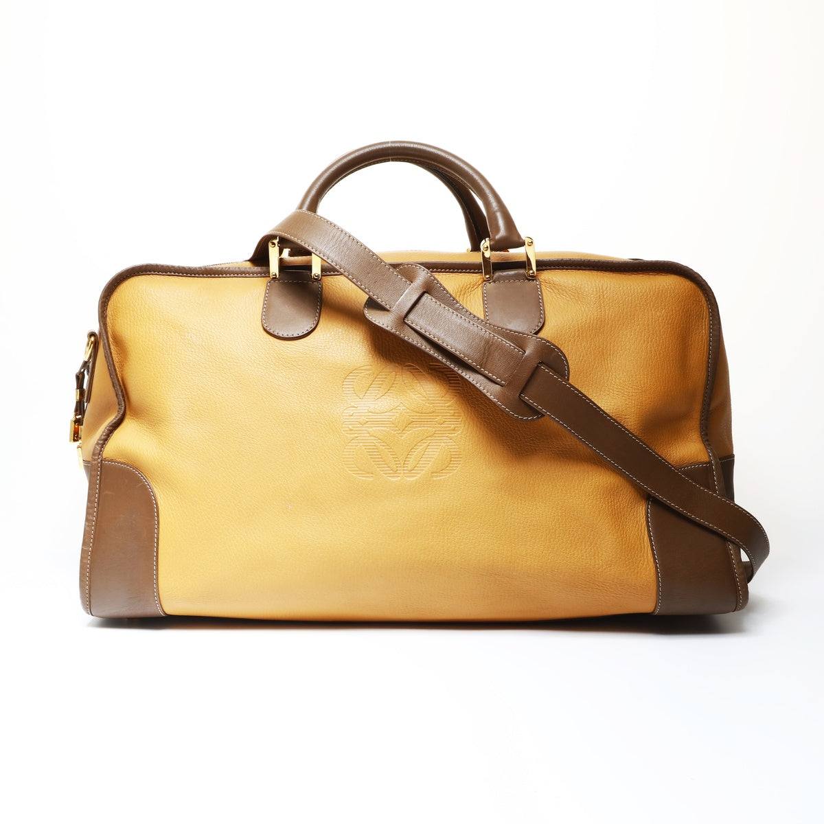 LOEWE Amazona 44 2-Way Boston Bag Boston bag Brown WS26658 – NUIR