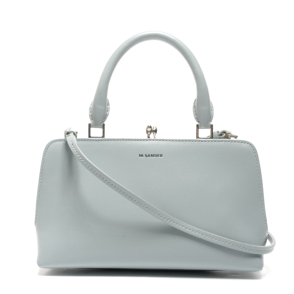 JIL SANDER Leather GOJI MINI 2-way bag Shoulder Bag gray WS26725