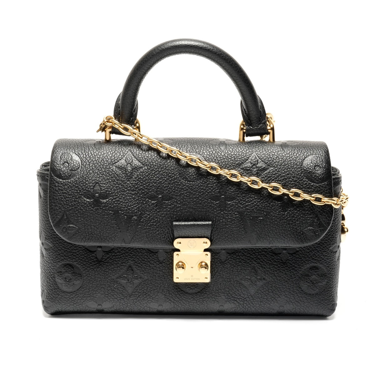 LOUIS VUITTON Empreinte Nano Madeleine Handbag black WS26755