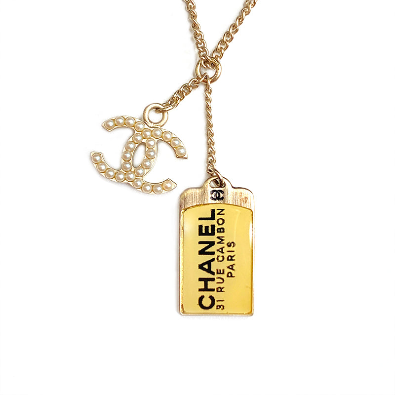 Chanel Coco Mark Cambon Plate 2007 Bracelet GP Gold WS2721 – NUIR
