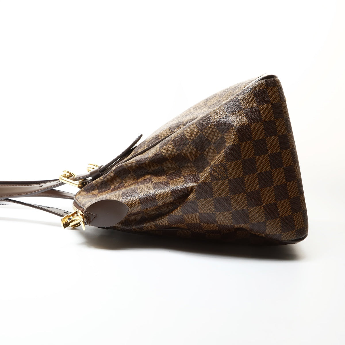 LOUIS VUITTON Verona N41118 Ebene Damier 2010 Shoulder Bag Brown