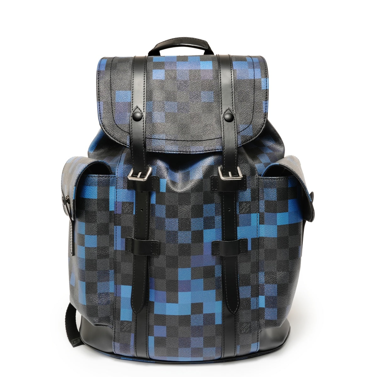 LOUIS VUITTON 2018 Damier Graphite Pixel Christopher PM Backpack Daypa – NUIR VINTAGE