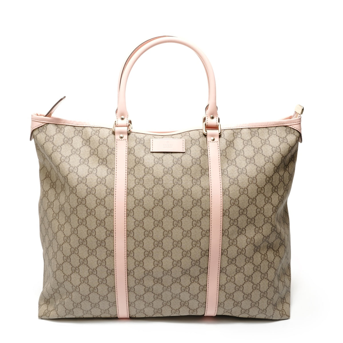 GUCCI GG Supreme Ink Leather Tote Bag beige WS28221 – NUIR VINTAGE