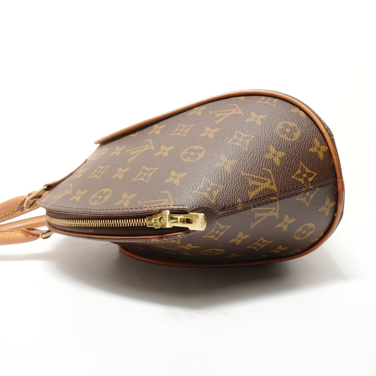 LOUIS VUITTON Monogram Ellipse MM 2001 Handbag Brown WS28697