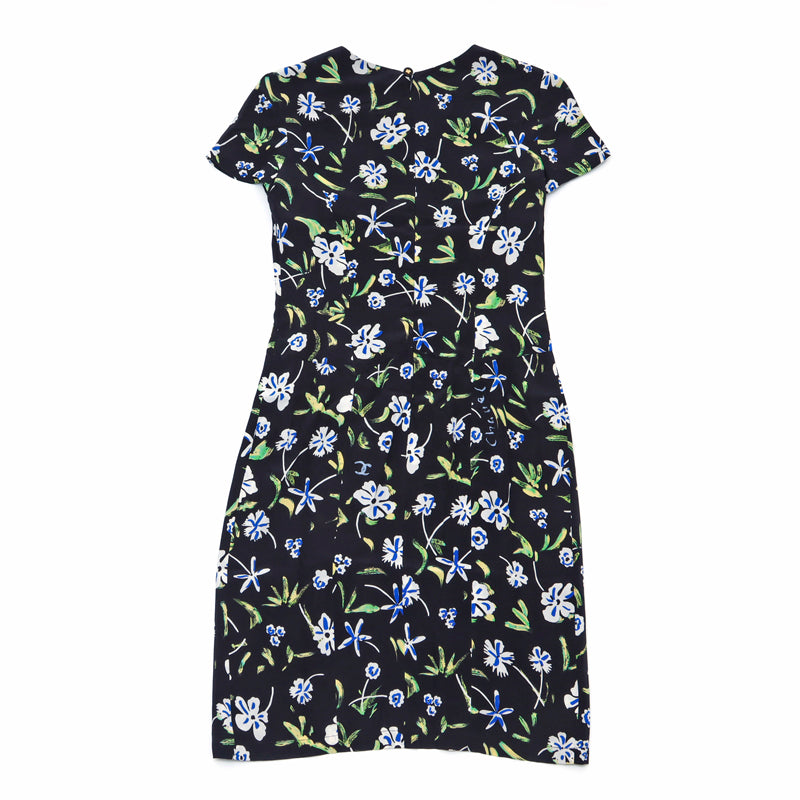 sachin and babi light blue dress CR-4443 DRESS AND THONG BLACK