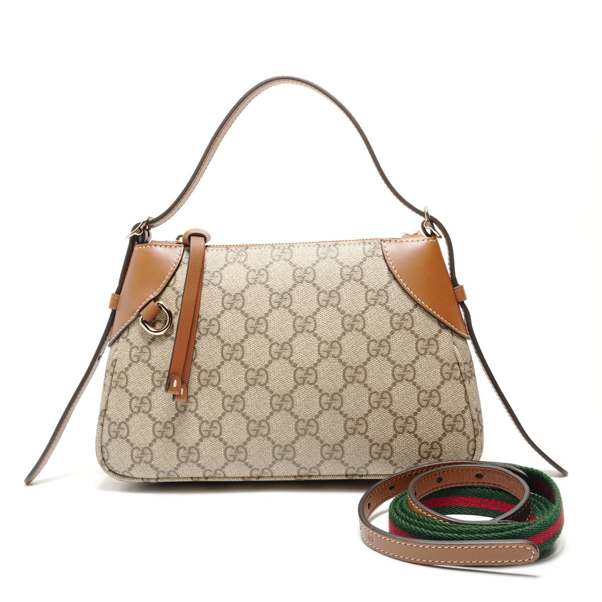 GUCCI GG Emblem Supreme Small Shoulder Bag beige WS29045 – NUIR