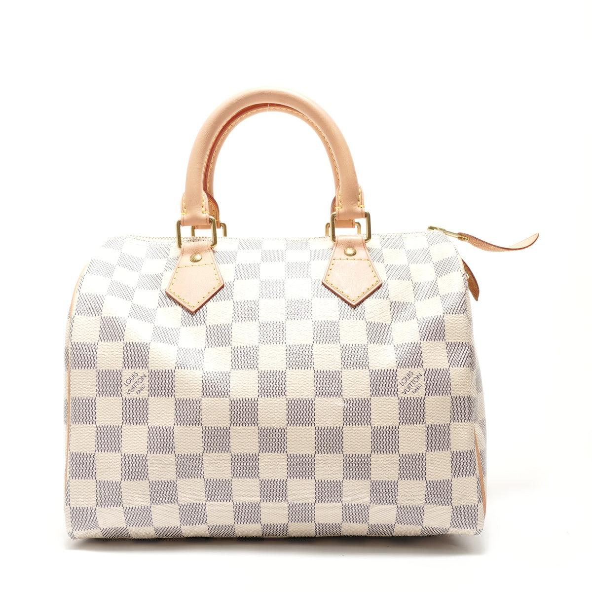 LOUIS VUITTON Speedy 25 Damier Azur N41534 Handbag white WS29055