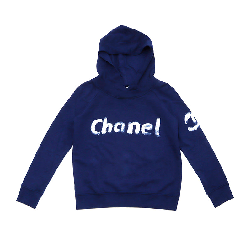 ホ*部様 2000s archive bootleg chanel hoodie Chanel Hoodie Sweatshirt White – AMORE Vintage Tokyo