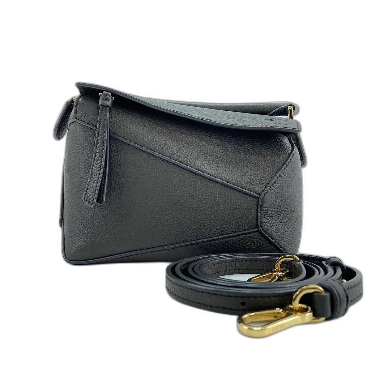 LOEWE ショルダーバッグ 2way LOEWE Puzzle Bag Mini 2WAY Handbag leather Brown WS32363 – NUIR