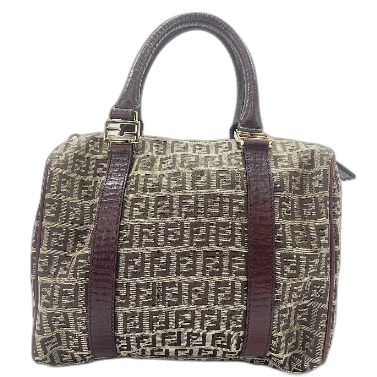 FENDI Zucchino Handbag Brown WS33738 – NUIR VINTAGE FENDI Zucchino Handbag Brown WS33738 – NUIR VINTAGE