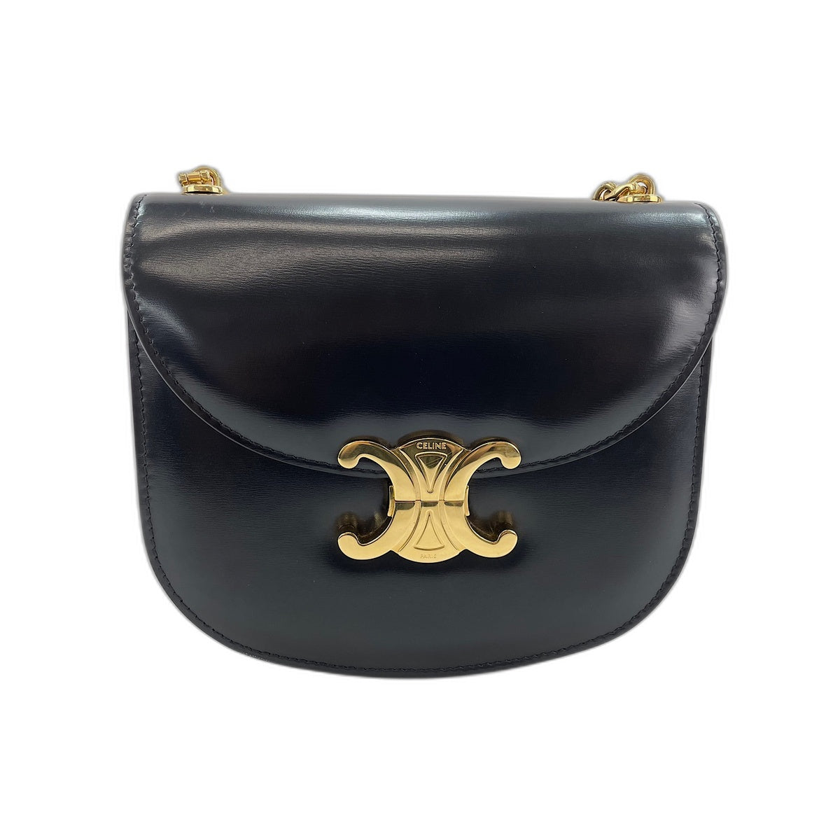 CELINE ディスプレイ　非売品 CELINE Teen Busas Triomphe Shoulder Bag black WS34256 – NUIR VINTAGE