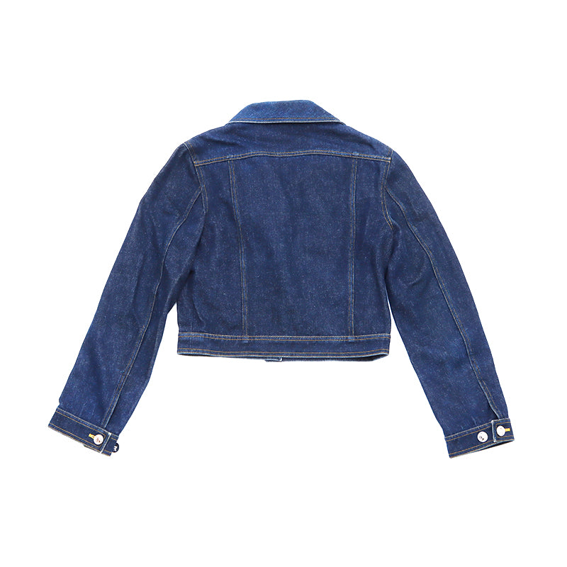 Chanel CHANEL denim 1996 jacket denim navy WS3518 – NUIR VINTAGE