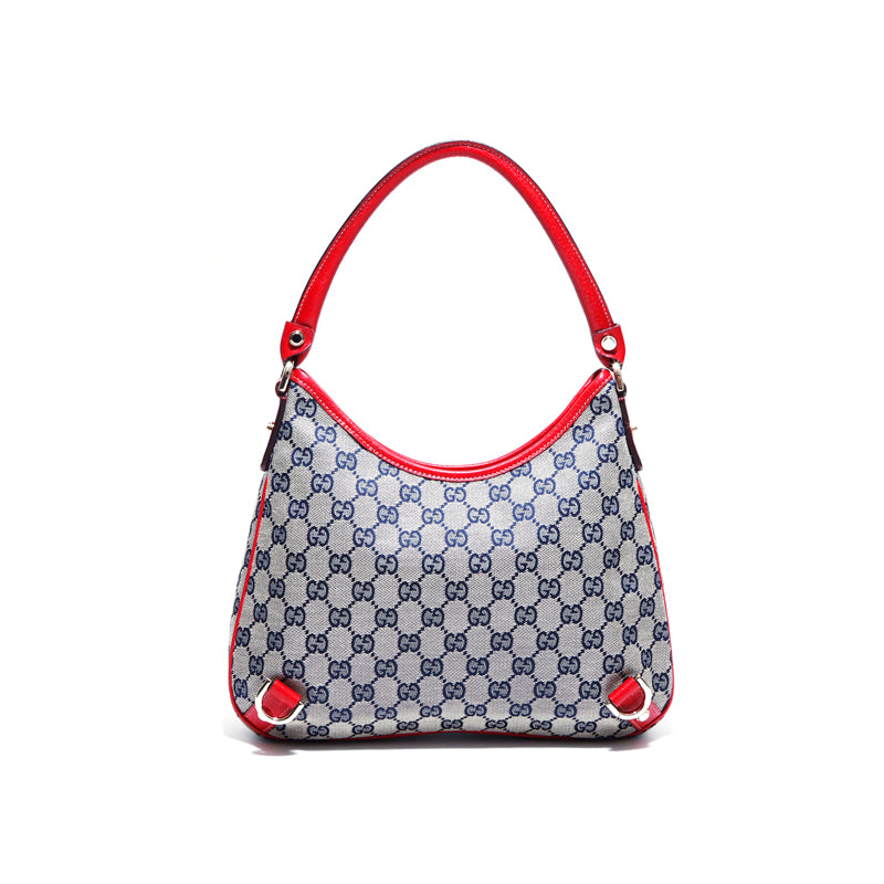 Gucci GG Canvas Shoulder Bag Red x Beige WS3904 – NUIR VINTAGE
