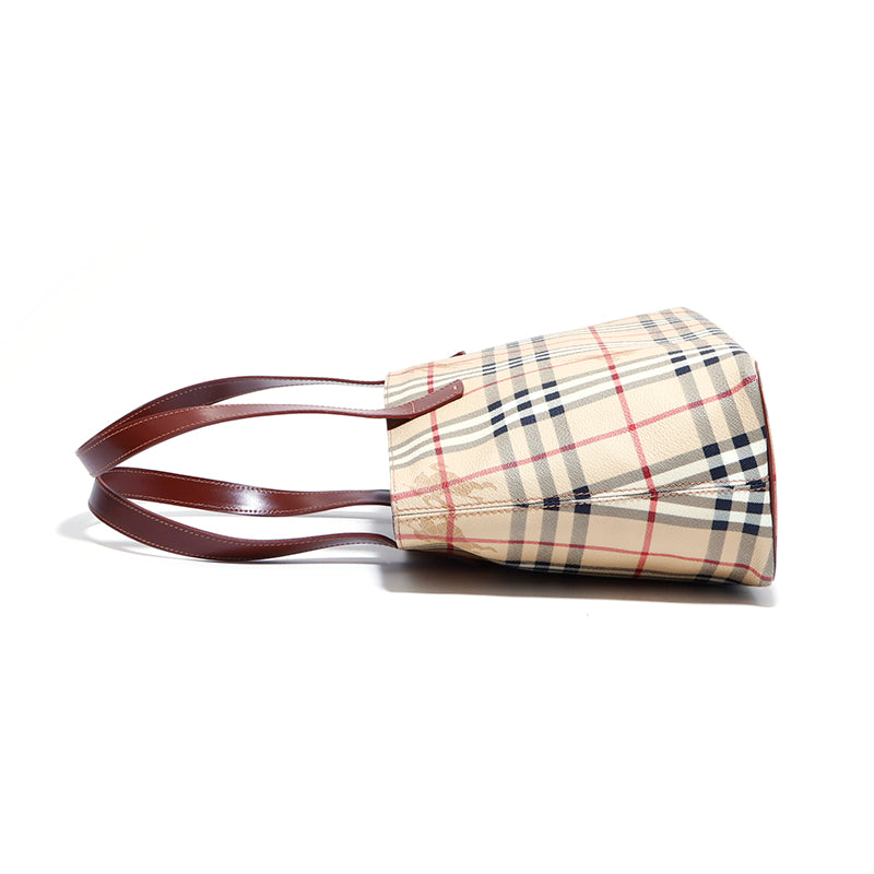 バーバリー BURBERRY トートバッグ レザー ベージュ WS3915 – NUIR VINTAGE