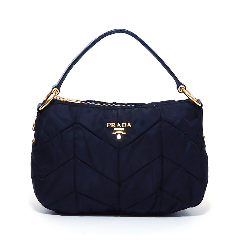 vintage PRADA ハンドバッグ プラダ PRADA Tessuto ナイロン ワンショルダー ハンドバッグ ブラック