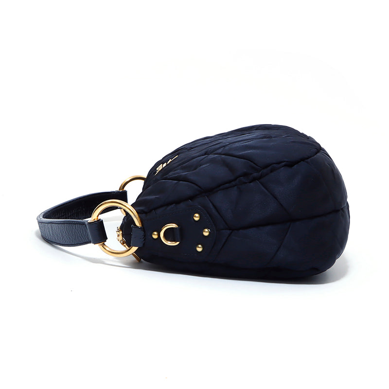 プラダ PRADA Tessuto ナイロン ワンショルダー ハンドバッグ ブラック