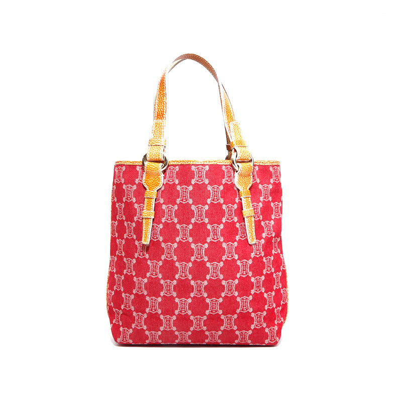CELINE マカダム トートバッグ レッド WS4308_2.jpg?v=1727086946