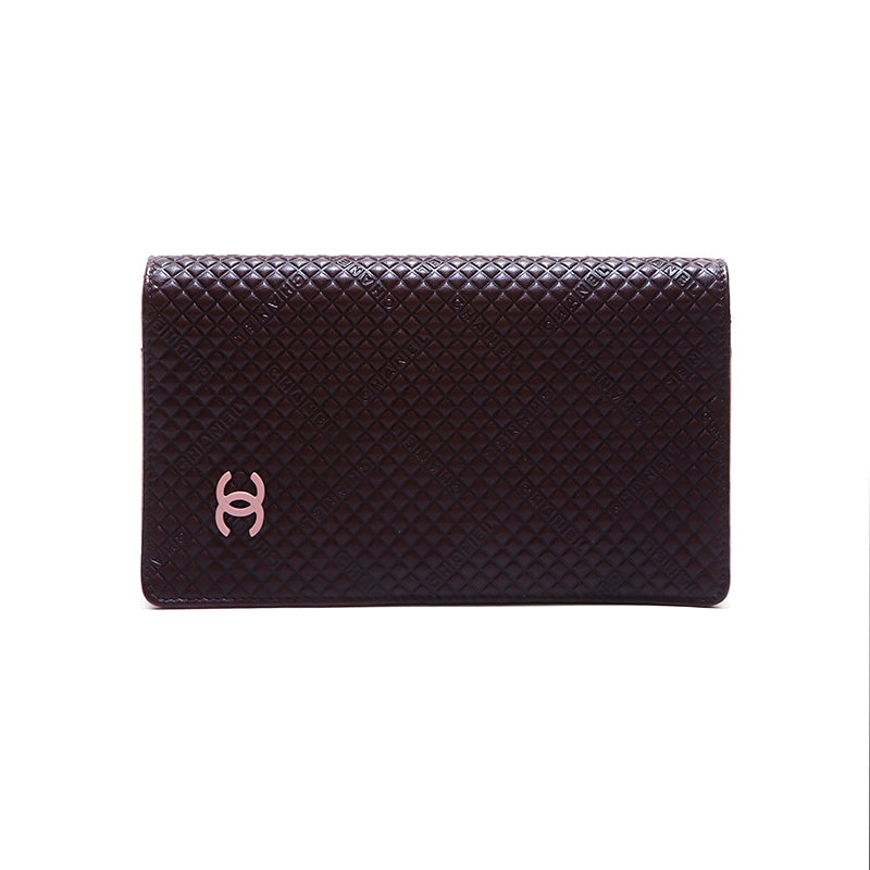 シャネル CHANEL ココマーク 長財布 レザー ブラウン WS4457 – NUIR
