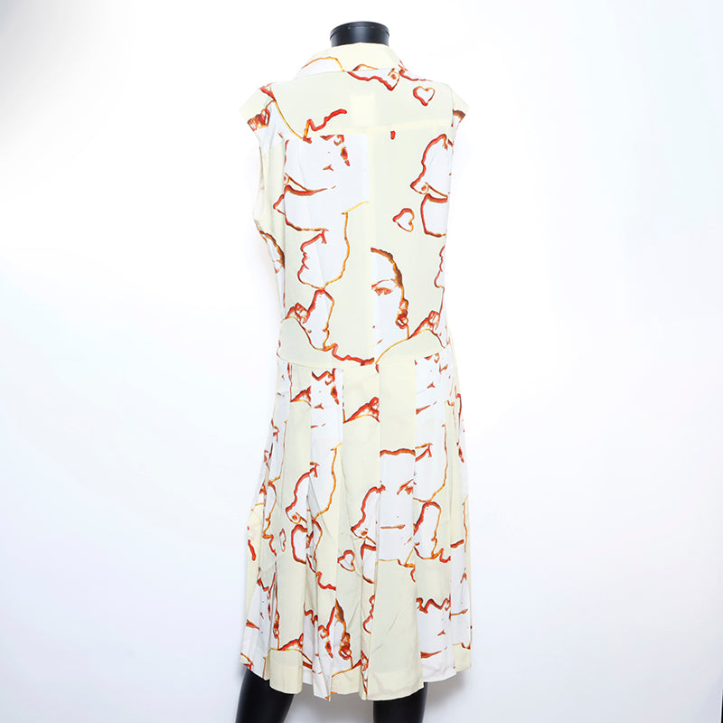 シャネル CHANEL 総柄 ノースリーブ ワンピース VINTAGE 中古 定番