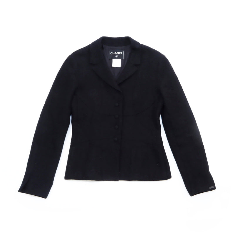 シャネル CHANEL ツイードシンプルSize:38 ジャケット VINTAGE 中古