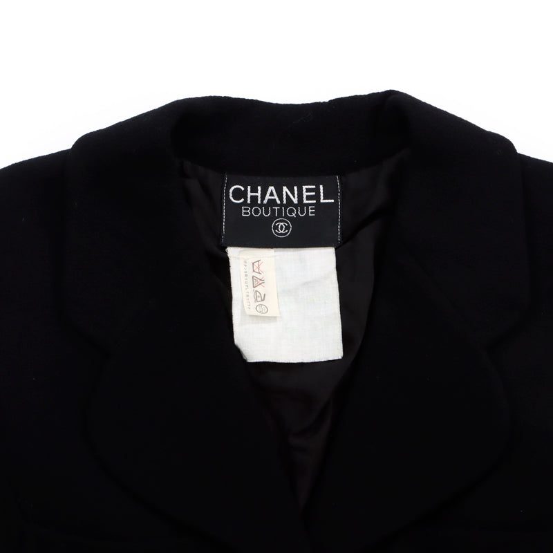 Chanel CHANEL Tweed Coco Button Size: 40 Jacket VINTAGE Used