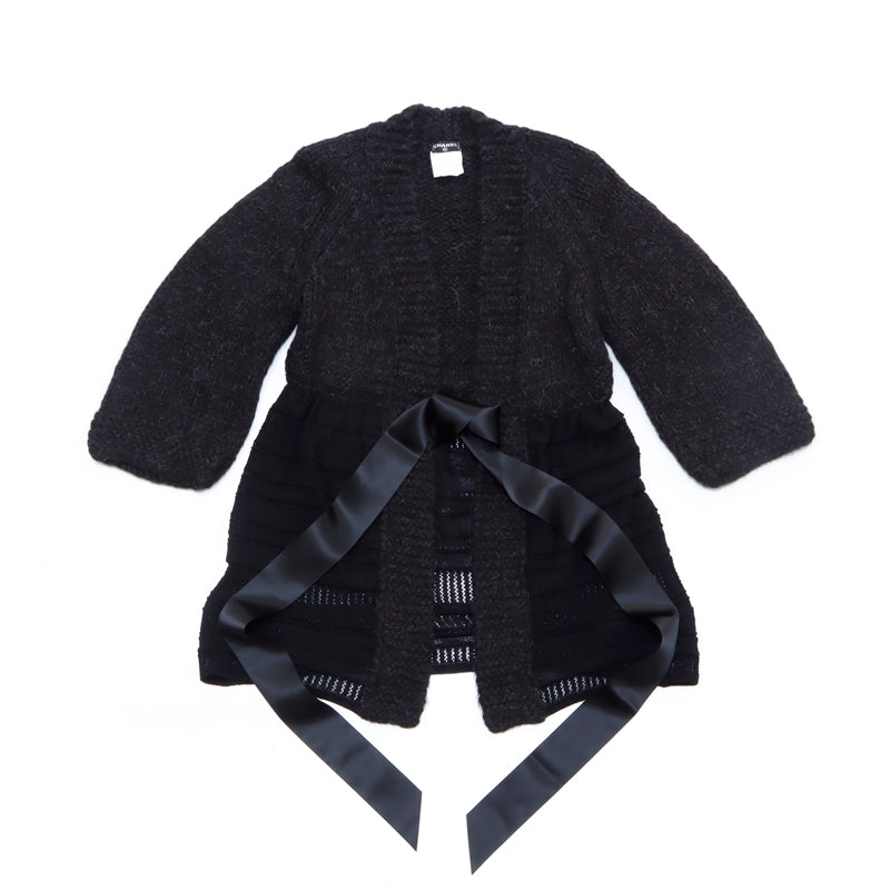 CHANEL - シャネル CHANEL レース　切り替え アルパカSize:38　2007年製 カーディガン CHANEL Lace switching Alpaca Size: 38 Made in 2007 cardigan