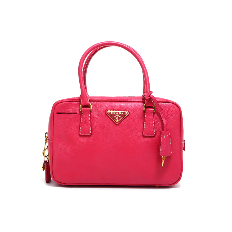 プラダ PRADA レザー ハンドバッグ ピンク WS4997 – NUIR VINTAGE