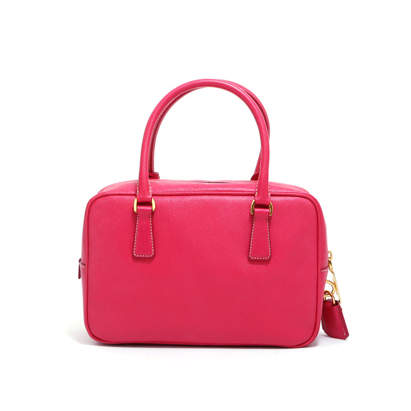 プラダ PRADA レザー ハンドバッグ ピンク WS4997 – NUIR VINTAGE