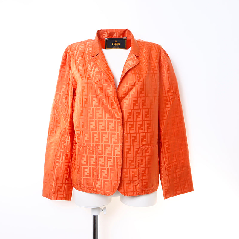 FENDI Zucca Jacket Orange WS5087 – NUIR VINTAGE