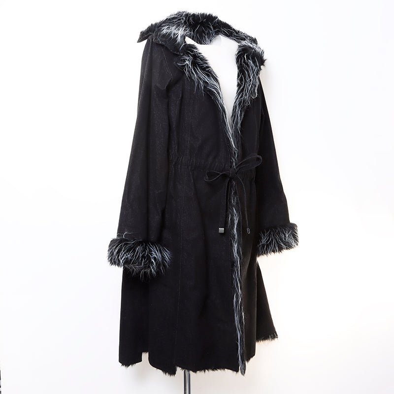 シャネル CHANEL ファー コート ブラック WS5101 – NUIR VINTAGE