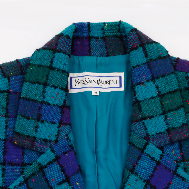 Yves Saint Laurent チェック柄ジャケット WS5255-3.jpg?v=1721209602