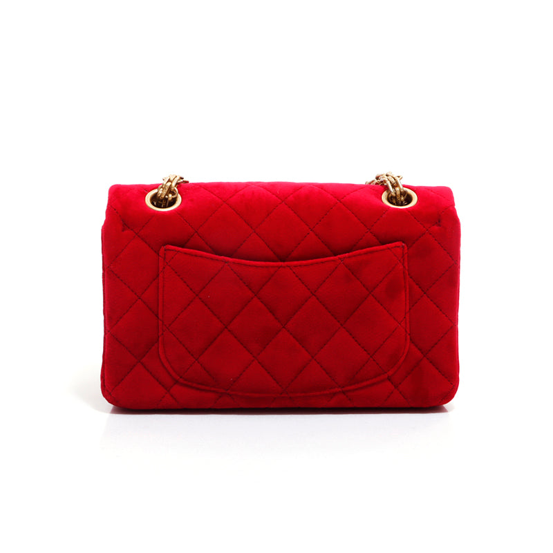 ブランドのギフト シャネル CHANEL 29番台 ベルベット2.55 ショルダーバッグ バッグ
