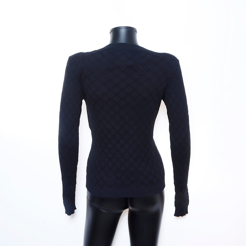 トップス CHANEL coco mark knit best 42 CHANEL Coco Mark Knit Top Size 42