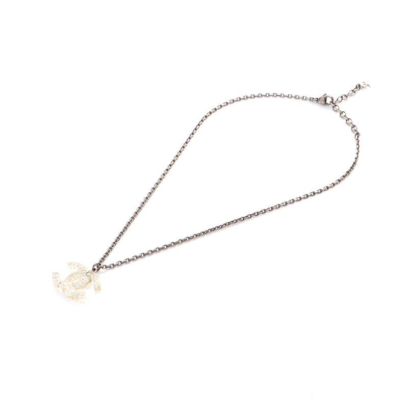 Chanel Coco Mark Necklace Silver WS5415 – NUIR VINTAGE