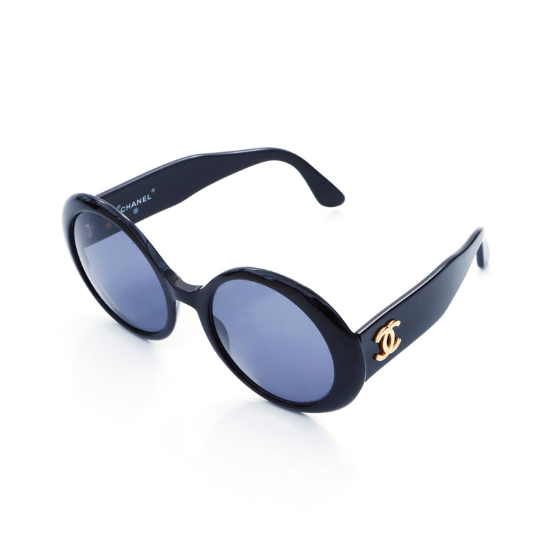 Chanel Coco Mark Sunglasses Black WS5866 – NUIR VINTAGE