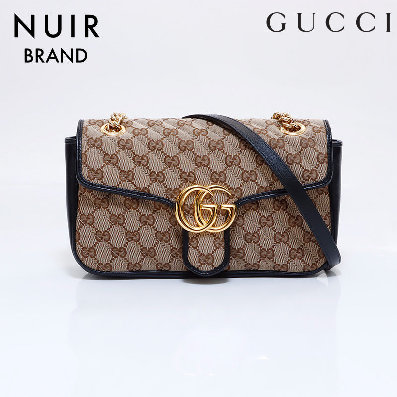 GUCCI GGパターン ショルダーバッグ ベージュ GUCCI GGパターン ショルダーバッグ ベージュ/ブラウン - メルカリ