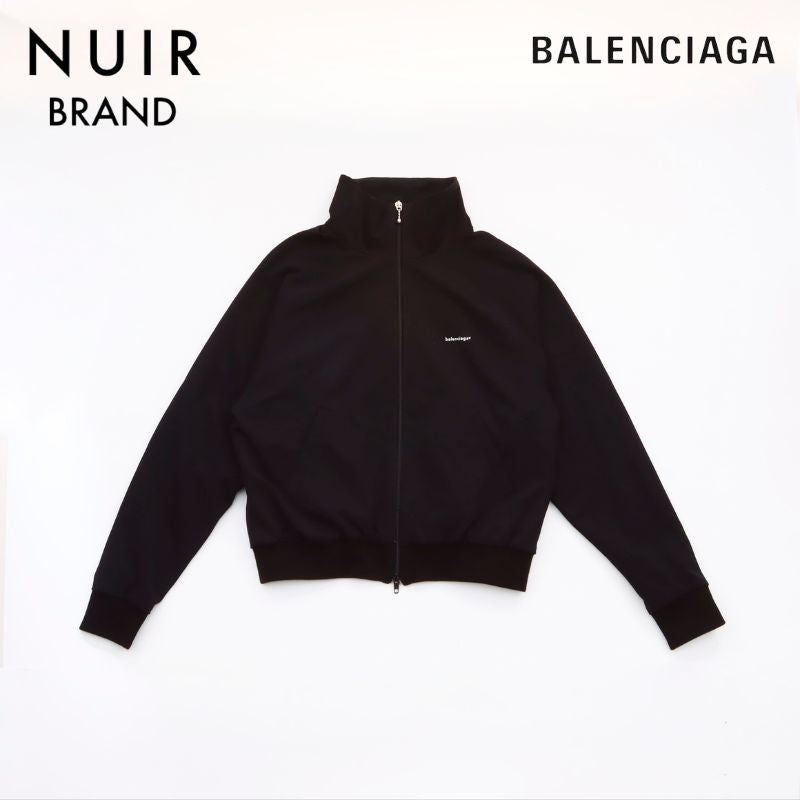 バレンシアガ BALENCIAGA Size 36 ジップアップ ブルゾン ジャケット ブラック WS6029 – NUIR VINTAGE