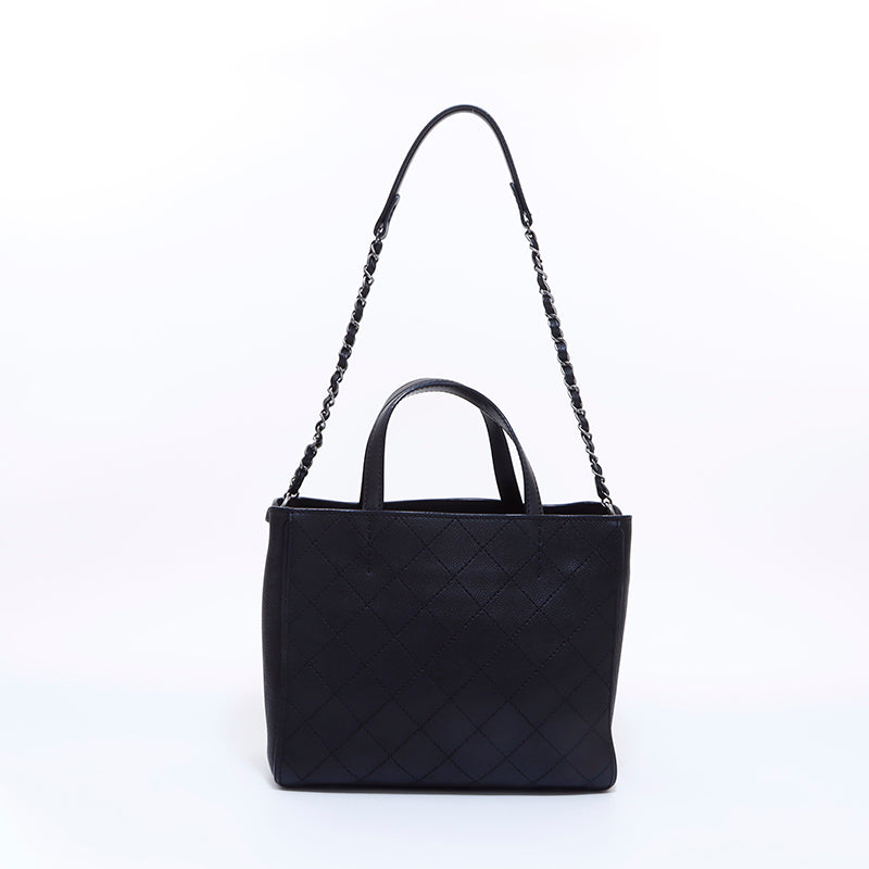 CHANEL ブラック トートバッグ　マザーバック シャネル CHANEL ココマーク 2way トートバッグ ブラック WS6157