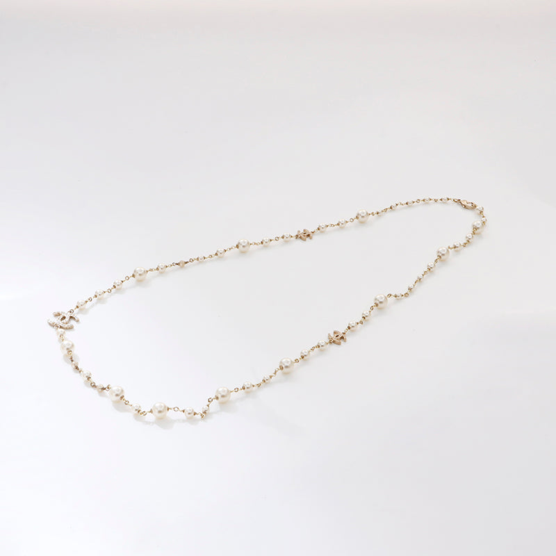 シャネル CHANEL パール ネックレス ゴールド WS6189 – NUIR VINTAGE