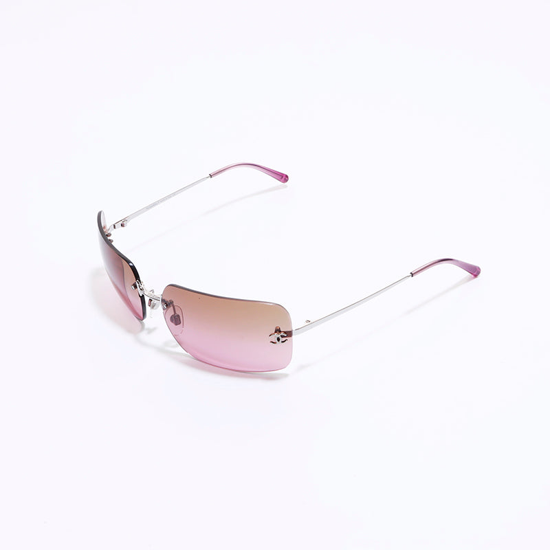 Chanel Coco Mark Sunglasses Purple WS6266 – NUIR VINTAGE