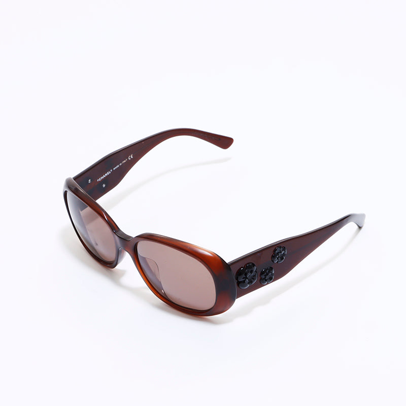 Chanel Camellia Sunglasses Brown WS6267 – NUIR VINTAGE