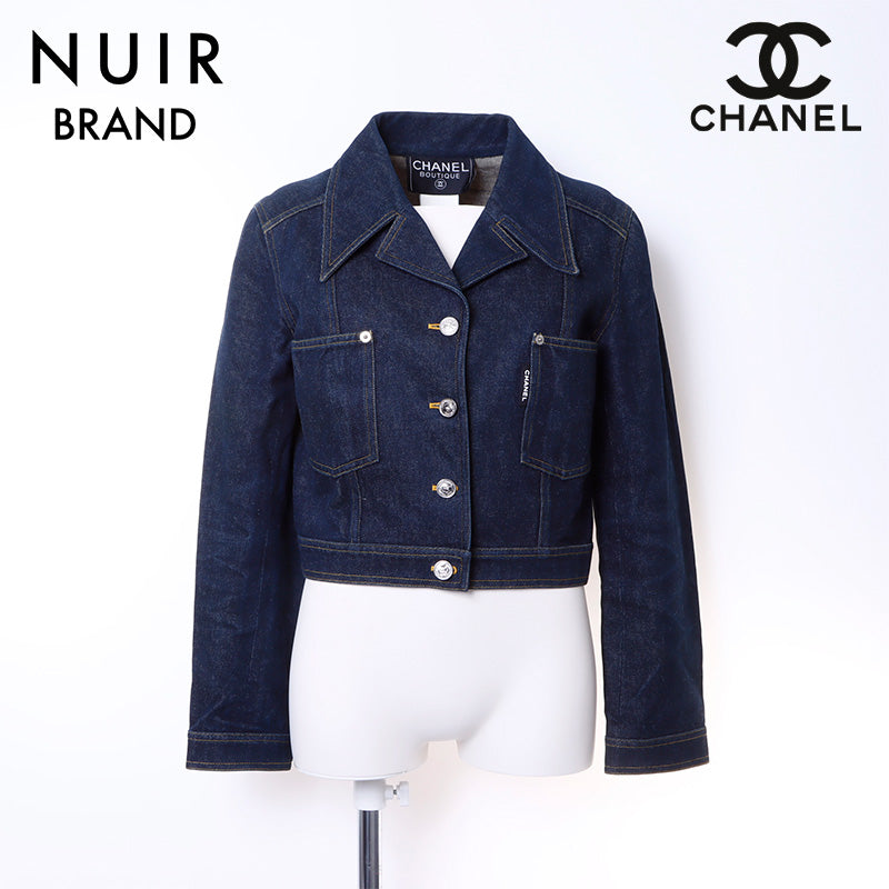 CHANEL デニムジャケット シャネル CHANEL デニムジャケット デニム ネイビー WS6289