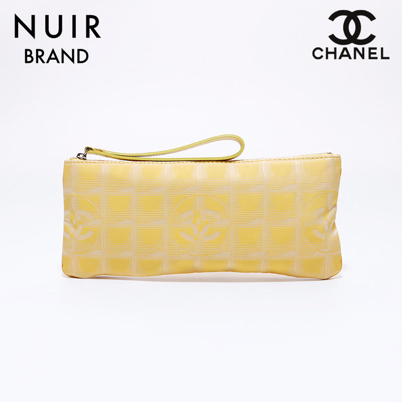 シャネル CHANEL ニュートラベル 7番台 ポーチ イエロー WS6360 – NUIR